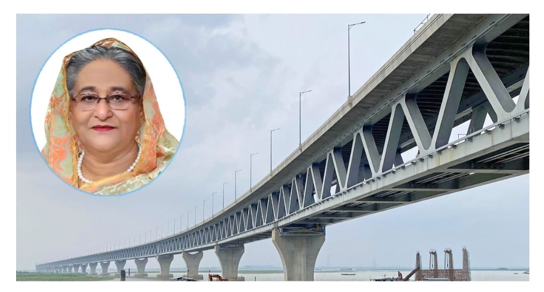 স্বপ্নের সেতু পার হয়ে আজ টুঙ্গিপাড়ায় আসছেন প্রধানমন্ত্রী শেখ হাসিনা
